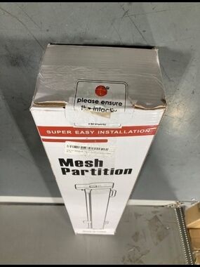 20 Inches Tall Retractable Mesh Partition